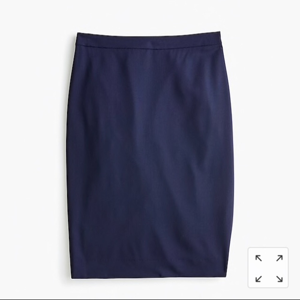 J Crew no. 2 pencil skirt in Italian stretch wool